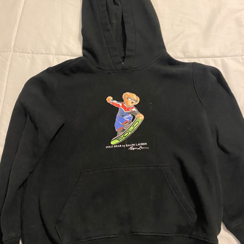 Slightly worn. Ralph Lauren hoodie boys 8